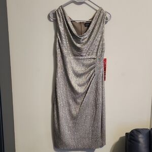 Elegant Silver Dress